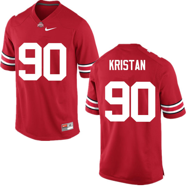Ohio State Buckeyes #90 Bryan Kristan College Football Jerseys Game-Red